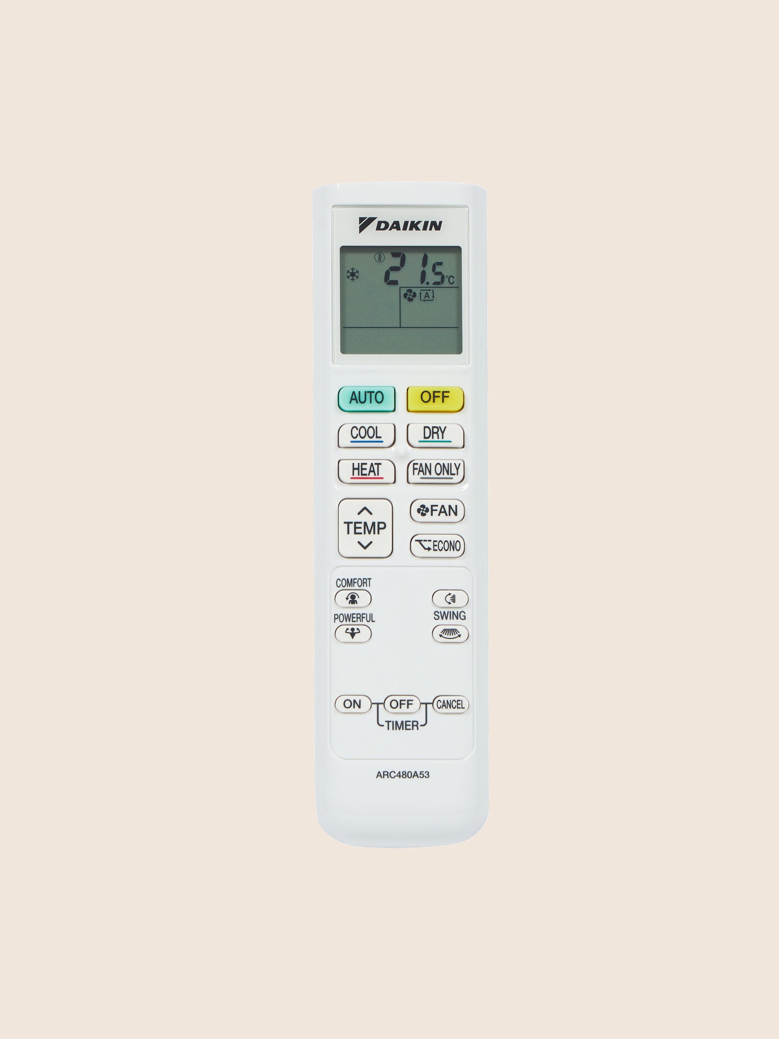 Photo produit : télécommande infrarouge d'une pompe à chaleur air/air Sensira