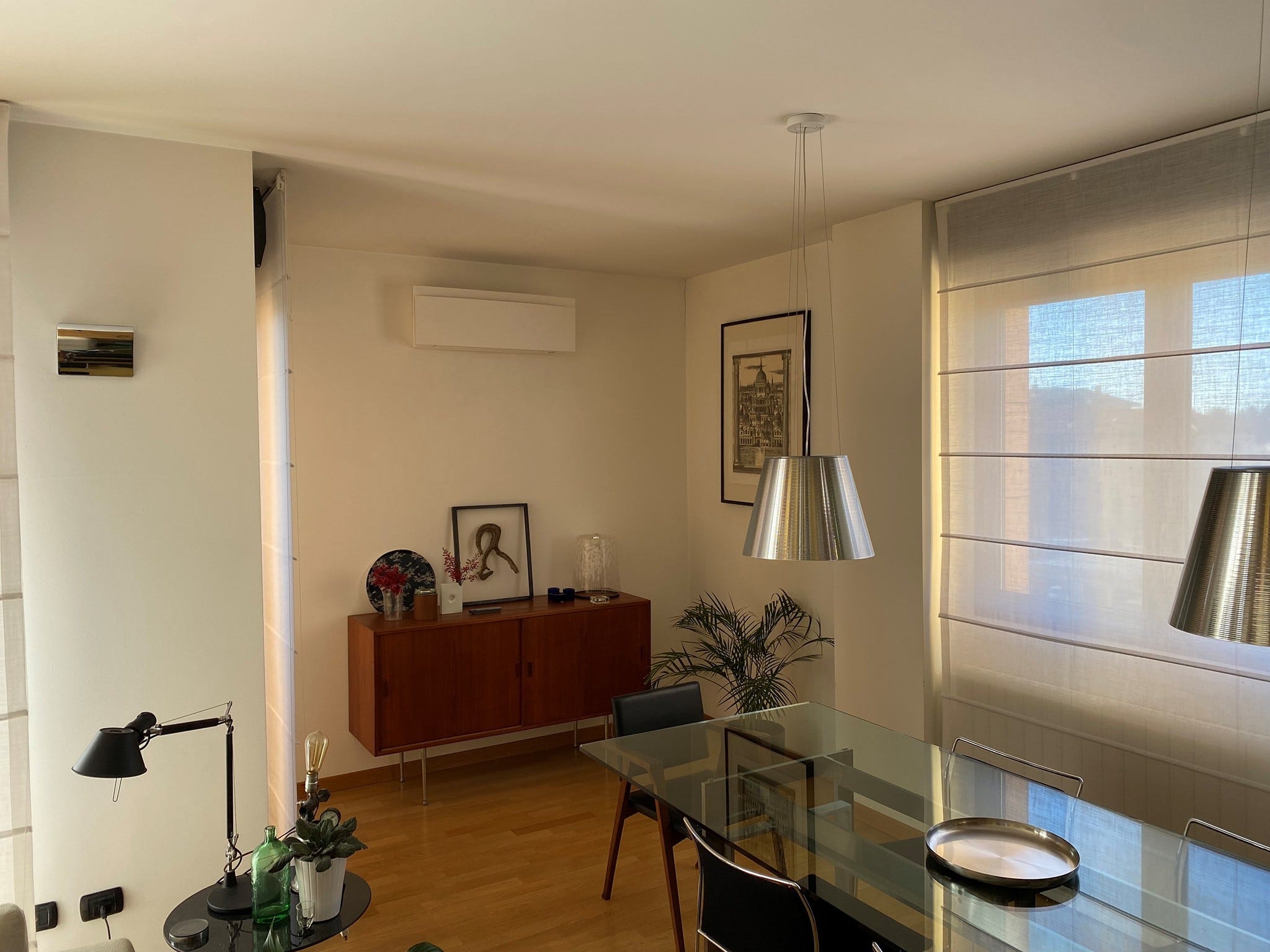 Salon avec installation Daikin