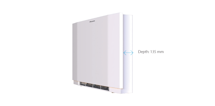 Dimensions du système Altherma HPC&nbsp;- Profondeur