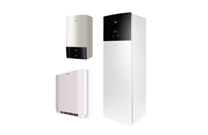 Combinaison d'Altherma HPC et de la gamme Daikin Altherma 3